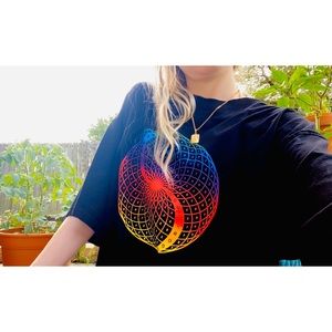 🌈ASOS x Weekday Rainbow Graphic Oversized Tee🌈